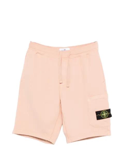 drawstring cargo shorts by STONE ISLAND
