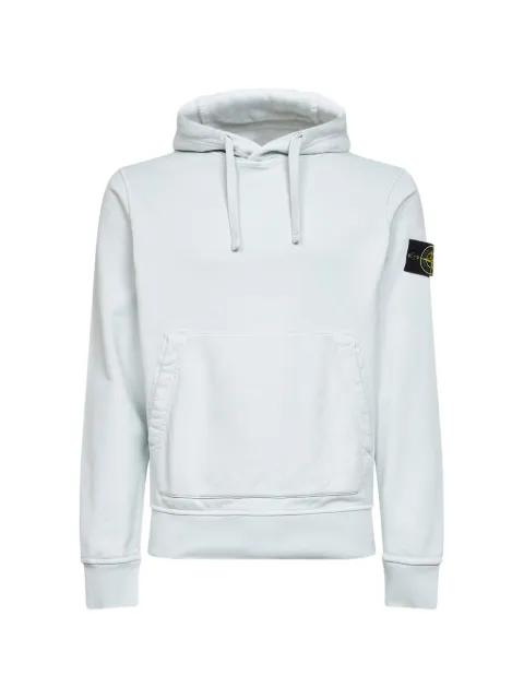 drawstring kangaroo-pocket hoodie by STONE ISLAND