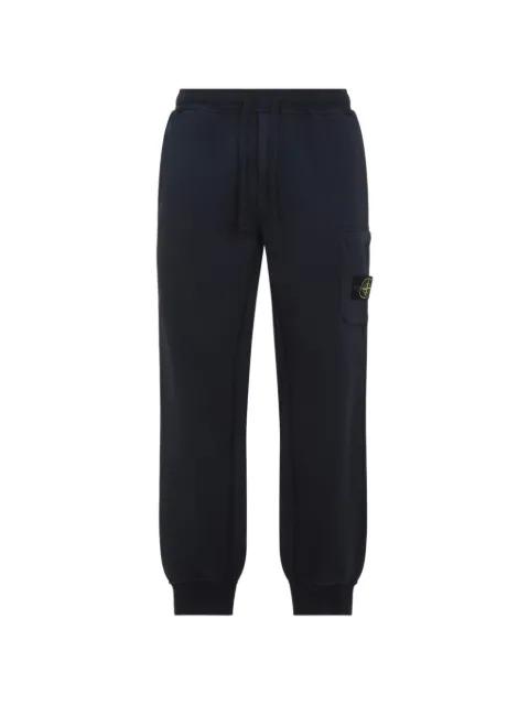 elasticated-waistband track pants by STONE ISLAND