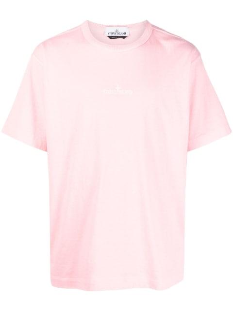 embroidered-logo T-shirt by STONE ISLAND