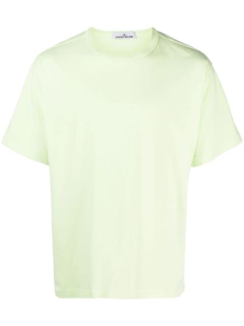 embroidered-logo detail T-shirt by STONE ISLAND
