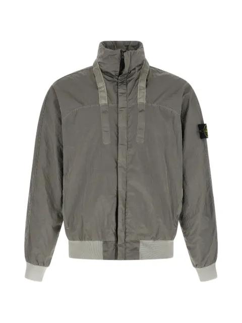foldaway-hood jacket by STONE ISLAND