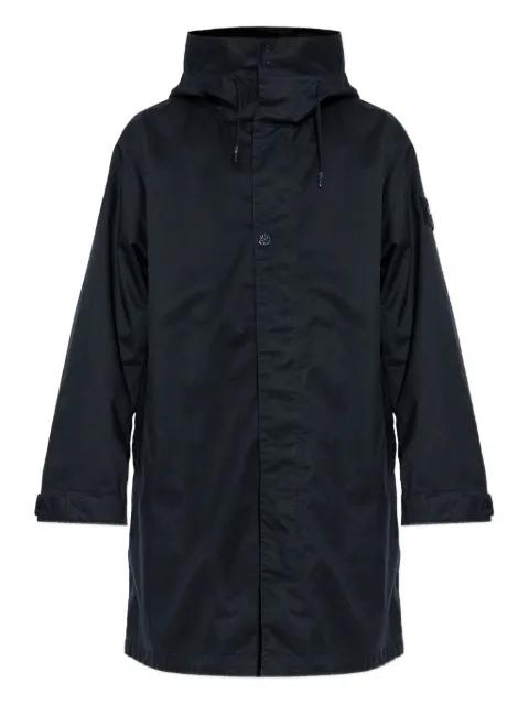 hoodied coat by STONE ISLAND