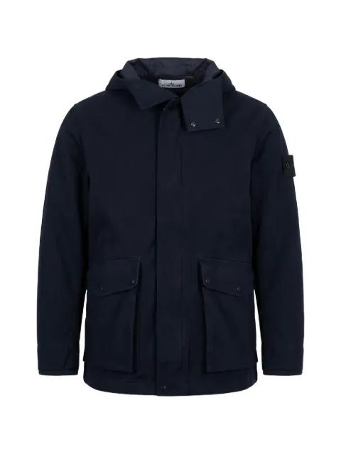 hoodied pocket coat by STONE ISLAND