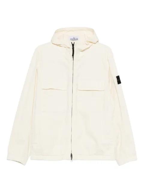 hoodied pocket jacket by STONE ISLAND