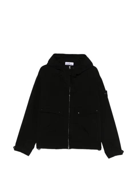 hoodied pocket jacket by STONE ISLAND