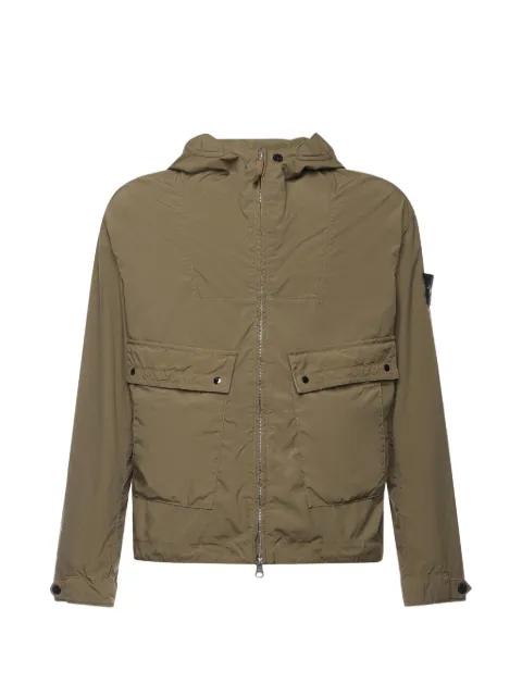 hoodied pocket jacket by STONE ISLAND