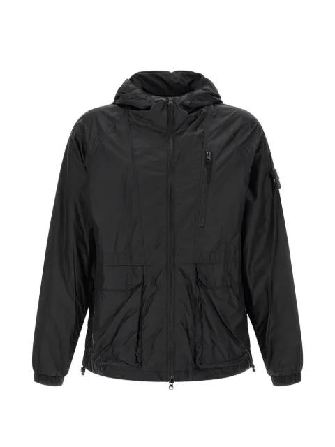 hoodied ripstop jacket by STONE ISLAND