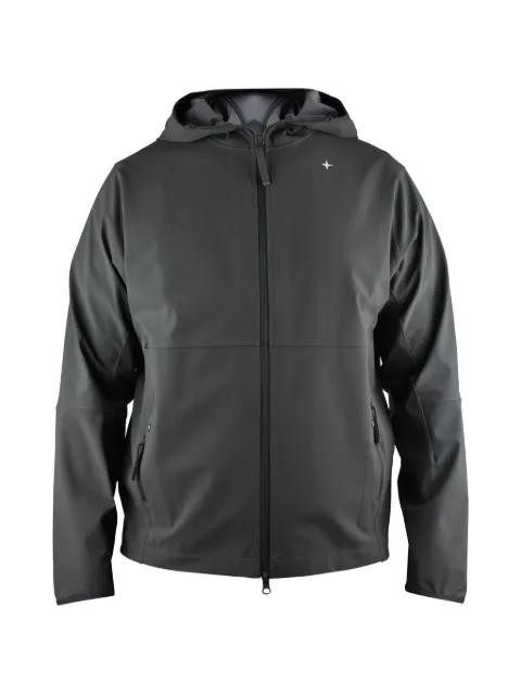 hoodied zip jacket by STONE ISLAND