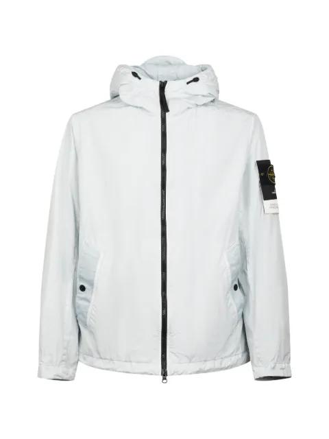 hoodied zip jacket by STONE ISLAND