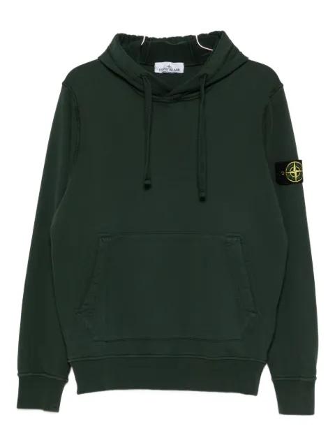 kangaroo-pocket hoodie by STONE ISLAND