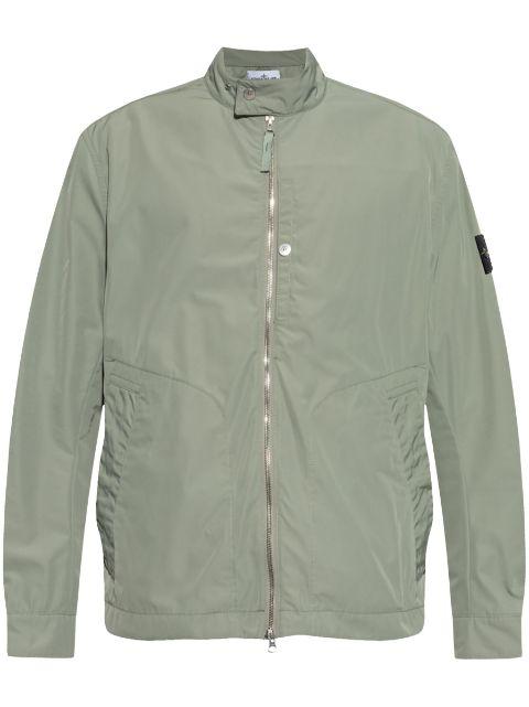 logo-appliqué jacket by STONE ISLAND