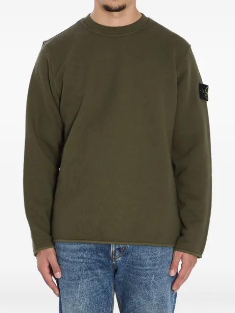 logo-badge sweatshirt by STONE ISLAND