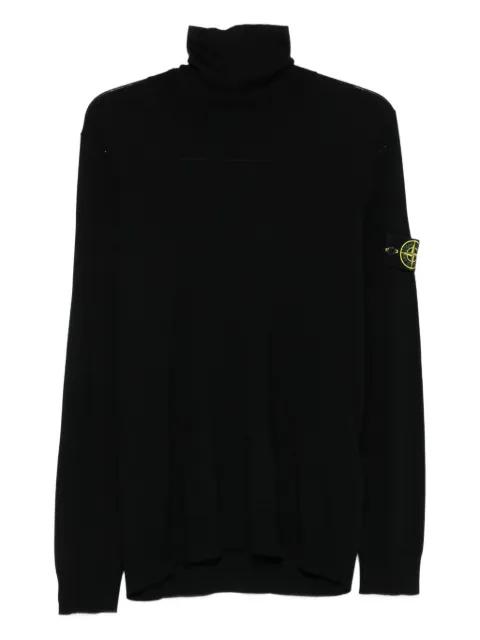 logo-detail sweater by STONE ISLAND