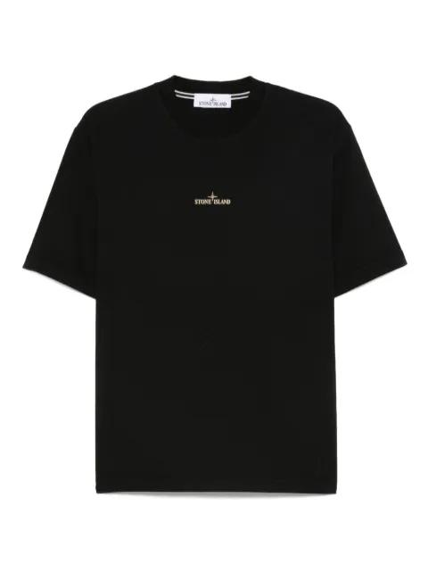 logo-embroidered cotton T-shirt by STONE ISLAND