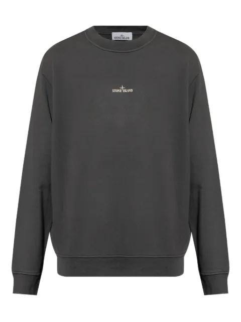 logo-embroidered crew-neck sweatshirt by STONE ISLAND