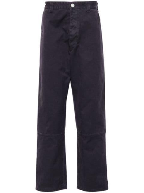 logo-embroidered straight-leg jeans by STONE ISLAND