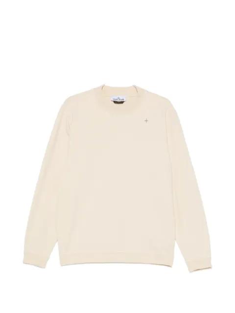 logo-embroidered sweatshirt by STONE ISLAND