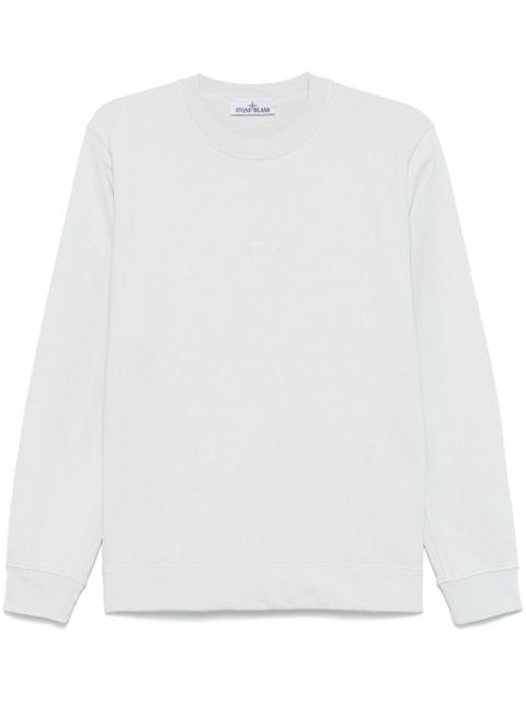 logo-embroidered sweatshirt by STONE ISLAND