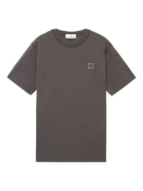 logo-patch T-shirt by STONE ISLAND