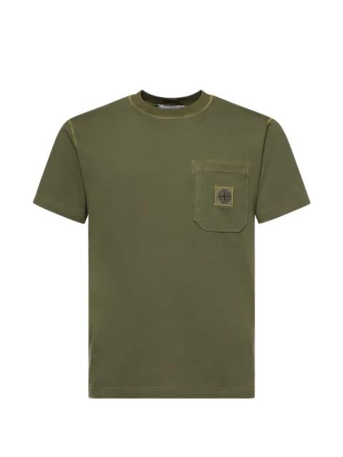 logo patch T-shirt by STONE ISLAND