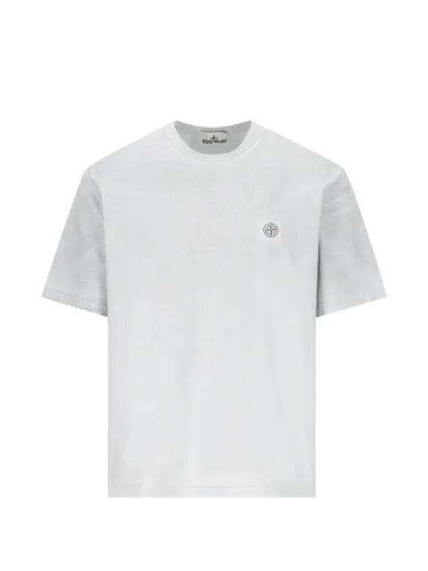 logo-patch T-shirt by STONE ISLAND
