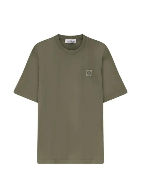 logo-patch T-shirt by STONE ISLAND