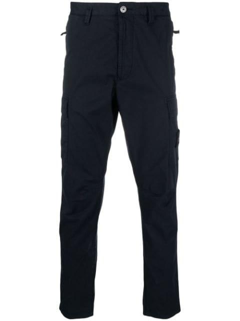 logo-patch cargo pants by STONE ISLAND