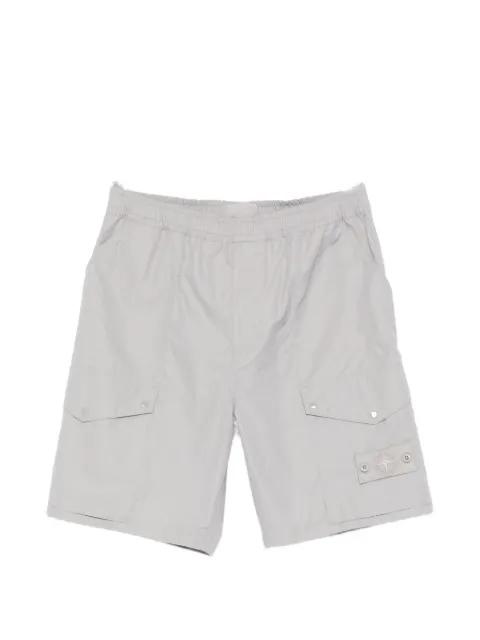 logo-patch cargo shorts by STONE ISLAND