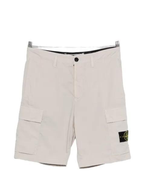 logo patch cargo shorts by STONE ISLAND