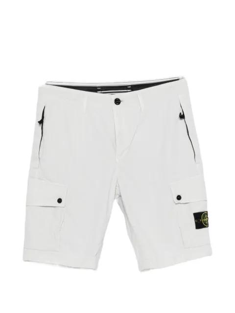 logo-patch cargo shorts by STONE ISLAND
