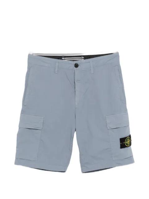 logo-patch cargo shorts by STONE ISLAND