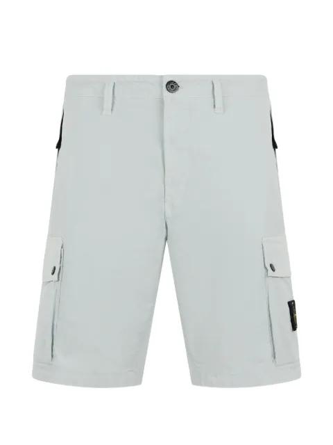 logo-patch cargo shorts by STONE ISLAND