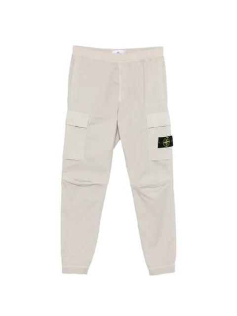 logo-patch cargo trousers by STONE ISLAND