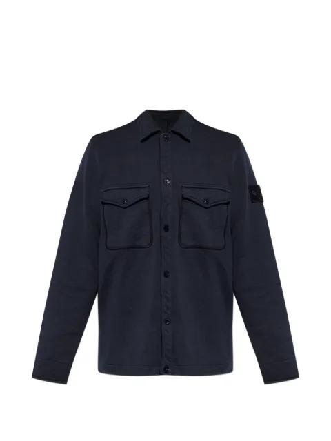 logo-patch chest-pocket sweater by STONE ISLAND