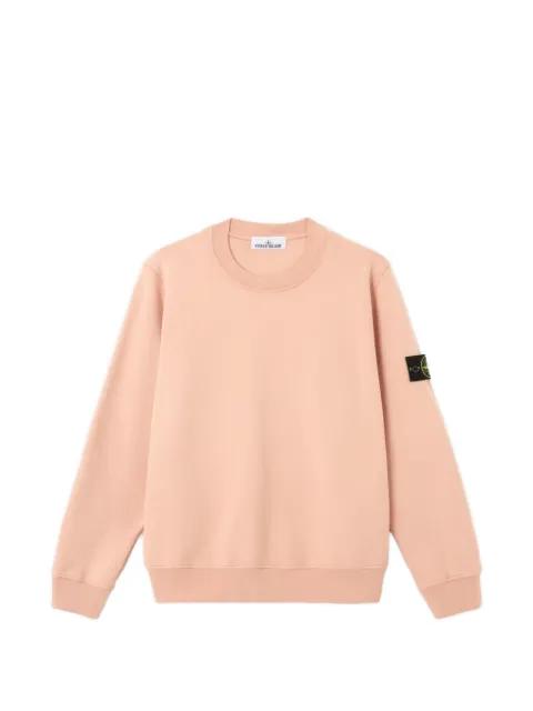 logo-patch cotton sweater by STONE ISLAND