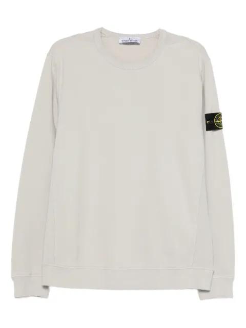 logo-patch crew-neck sweatshirt by STONE ISLAND
