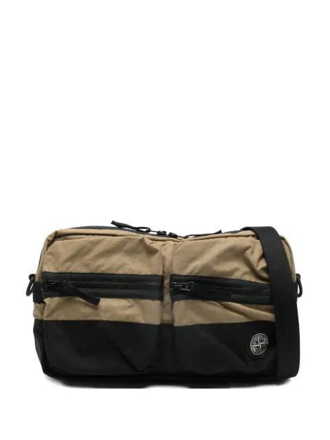 logo-patch cross body bag by STONE ISLAND
