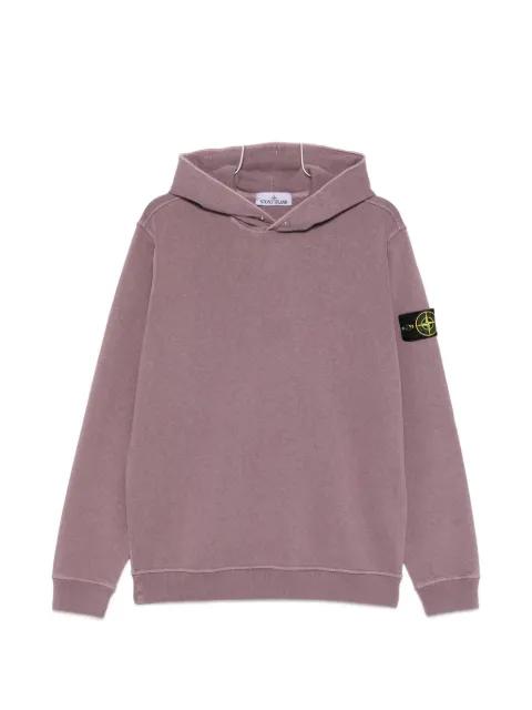logo-patch hoodie by STONE ISLAND