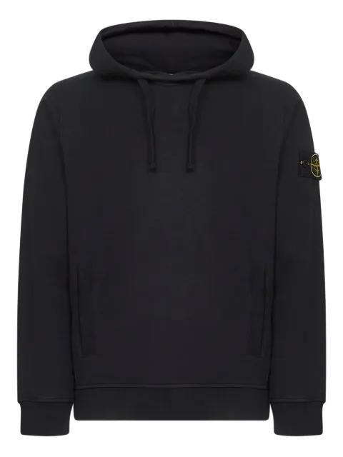 logo-patch hoodie by STONE ISLAND