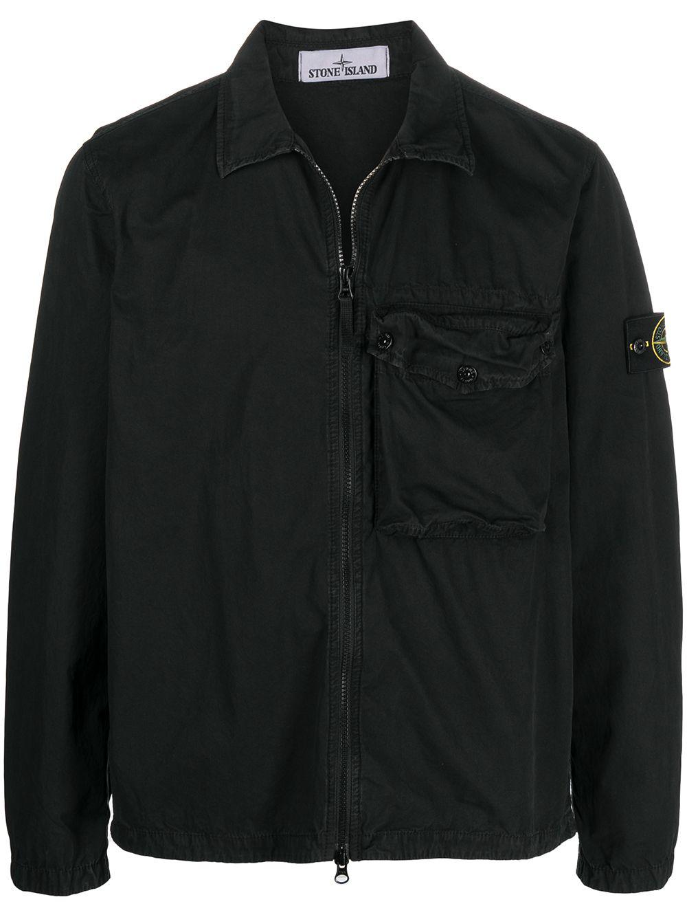 logo patch jacket by STONE ISLAND
