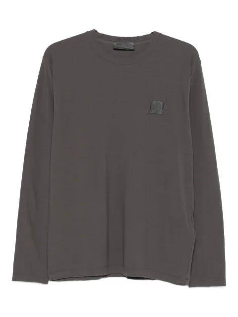 logo-patch long-sleeve T-shirt by STONE ISLAND