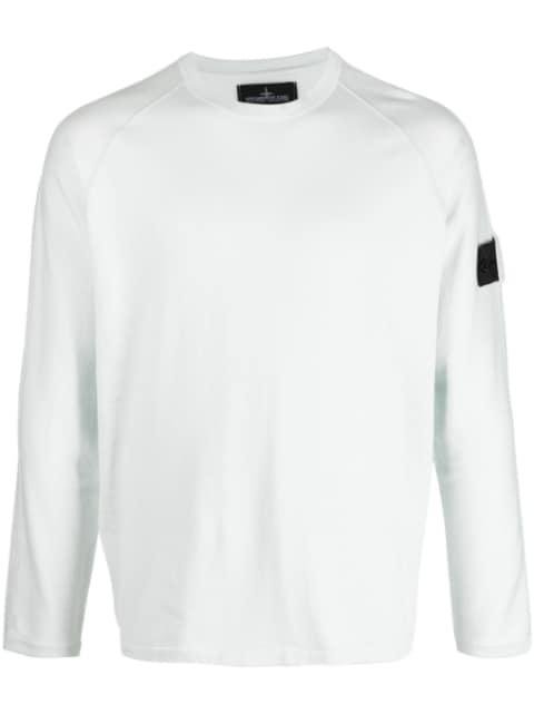 logo-patch long-sleeve sweatshirt by STONE ISLAND