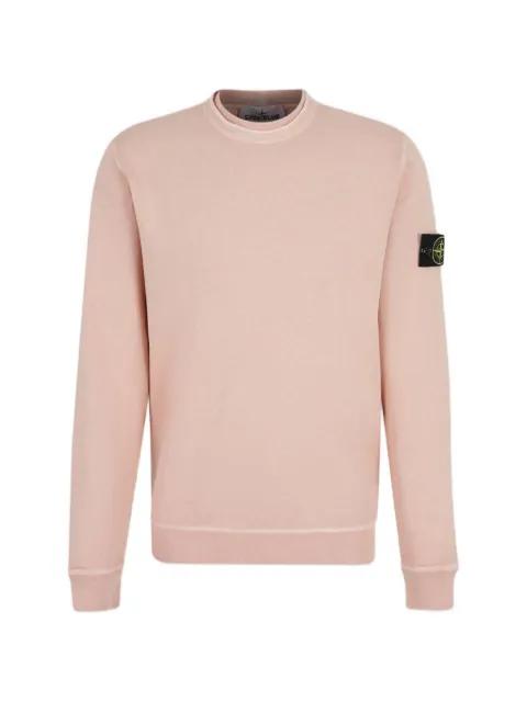 logo-patch old effect sweater by STONE ISLAND