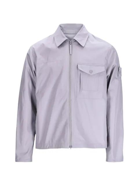 logo-patch overshirt by STONE ISLAND