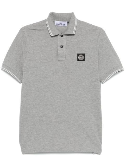 logo-patch polo shirt by STONE ISLAND