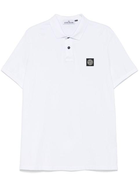 logo-patch polo shirt by STONE ISLAND