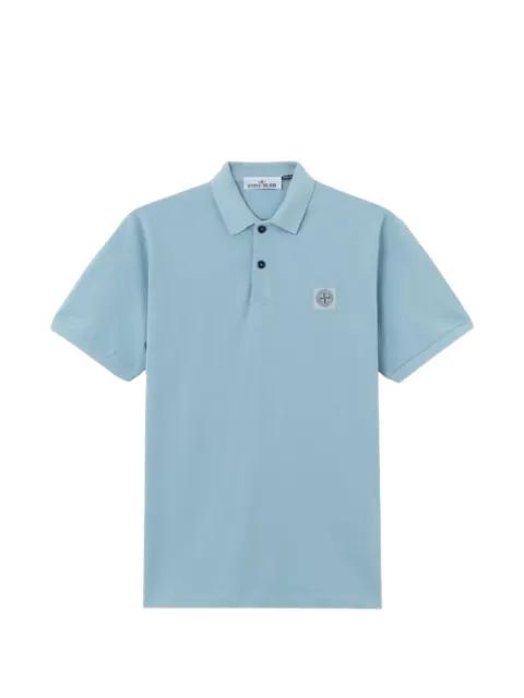 logo-patch polo shirt by STONE ISLAND