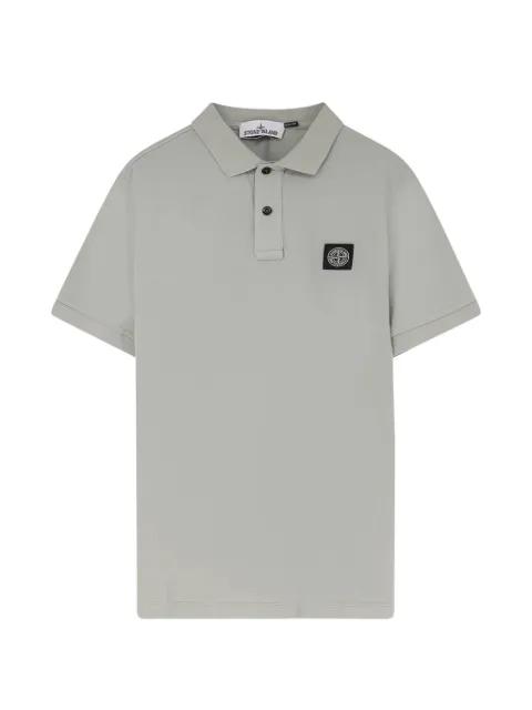 logo-patch polo shirt by STONE ISLAND