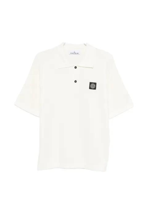 logo-patch polo shirt by STONE ISLAND